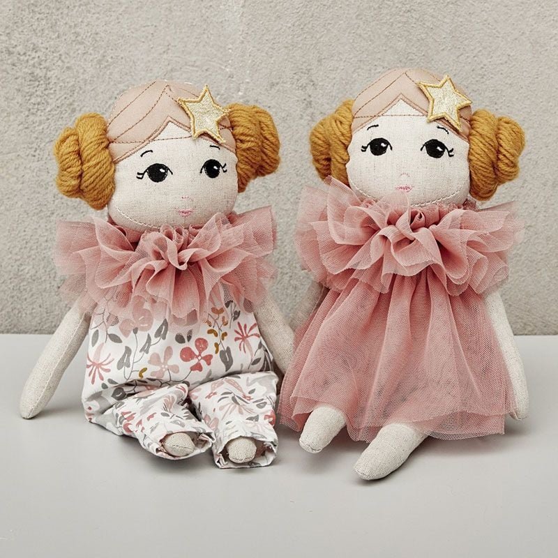 Knuffelpop Toosje met extra outfit 37 cm
