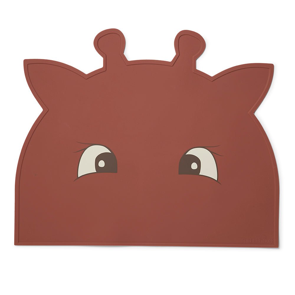 Placemat Giraf siliconen