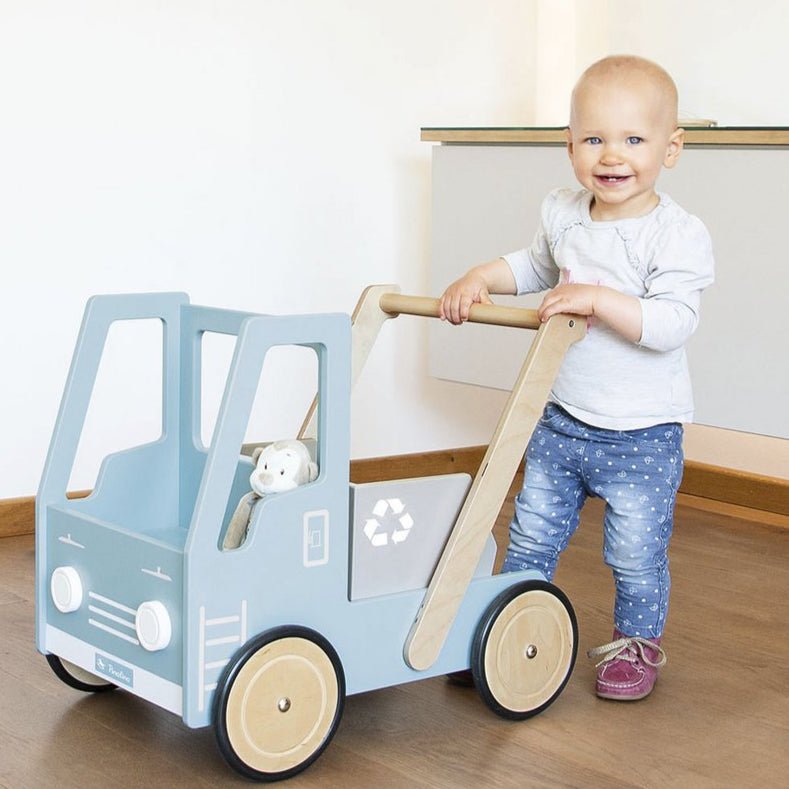 Loopwagen blauw
