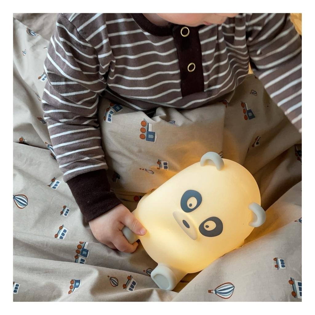 Panda nachtlamp wit