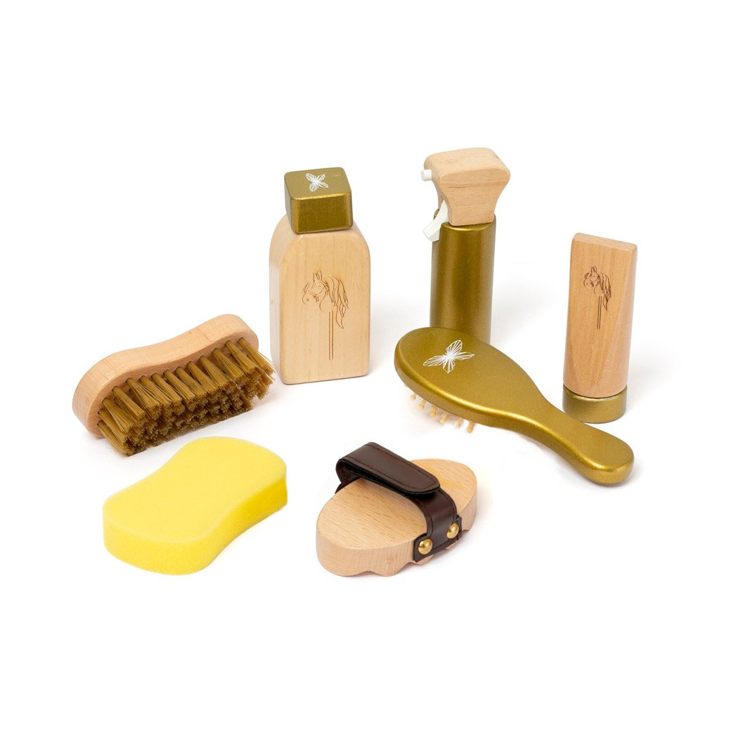 Stokpaard poetsset
