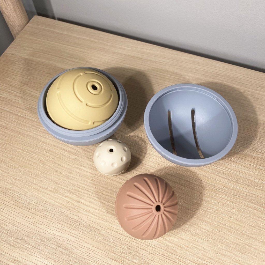 Siliconen ballen set kleurenmix