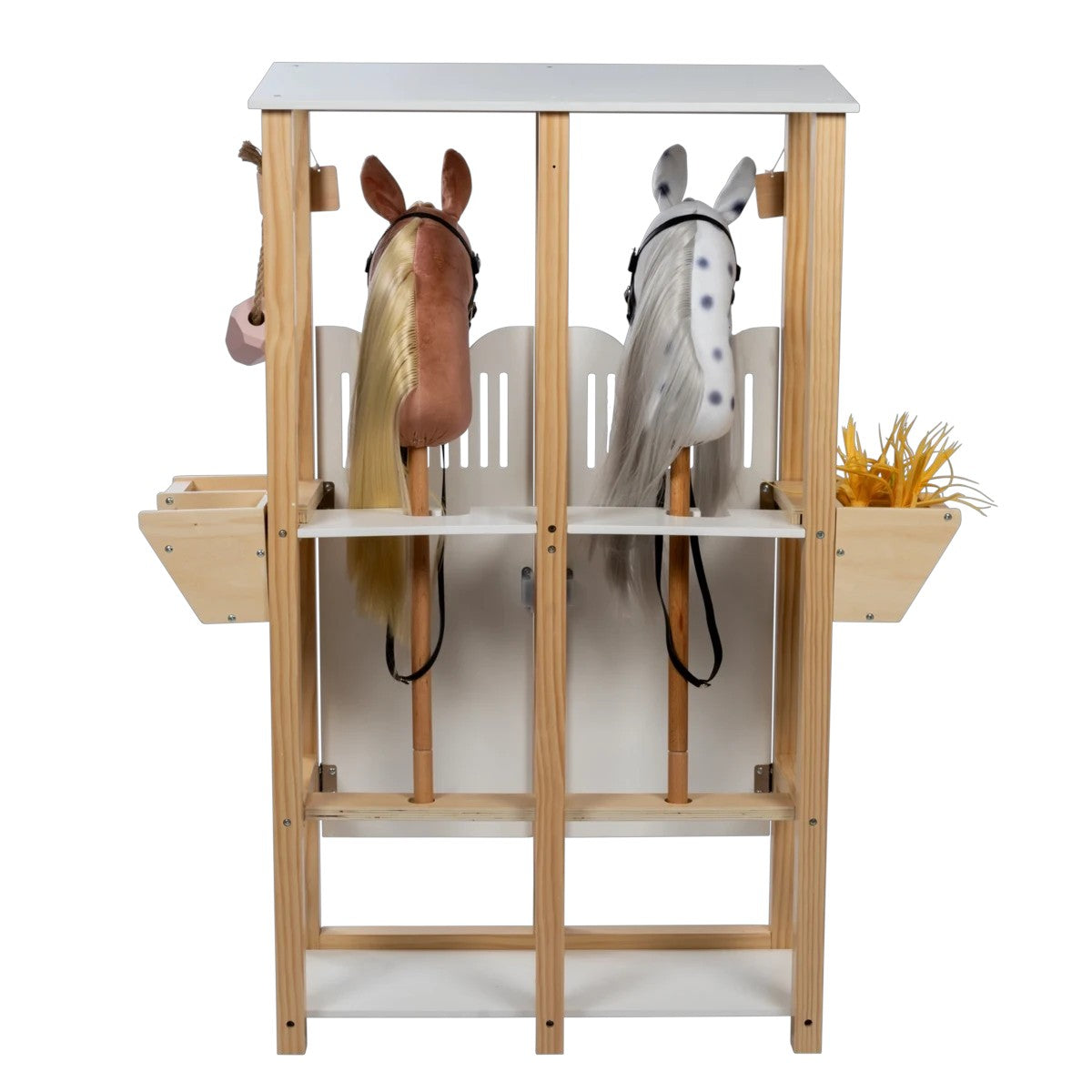 Stal voor 2 stokpaarden