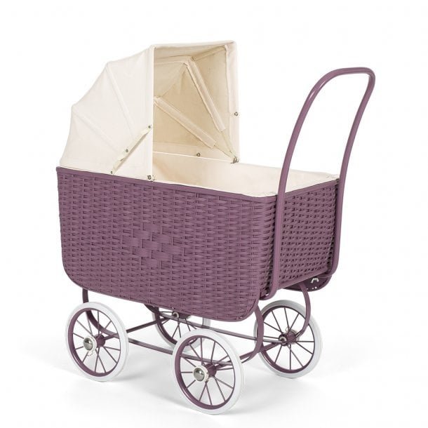 Retro poppenwagen Lila