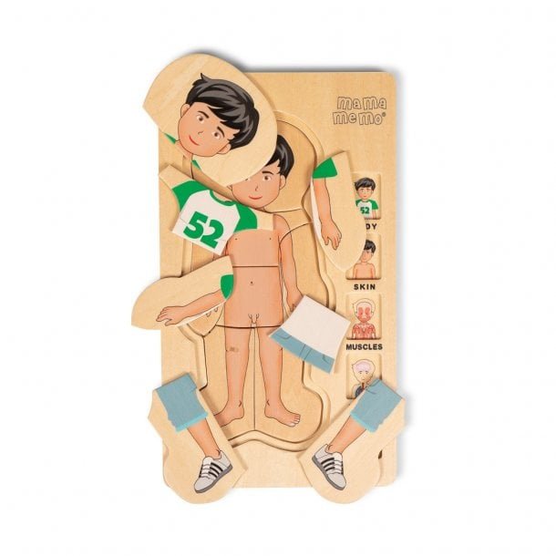Puzzel mijn lichaam "jongen"