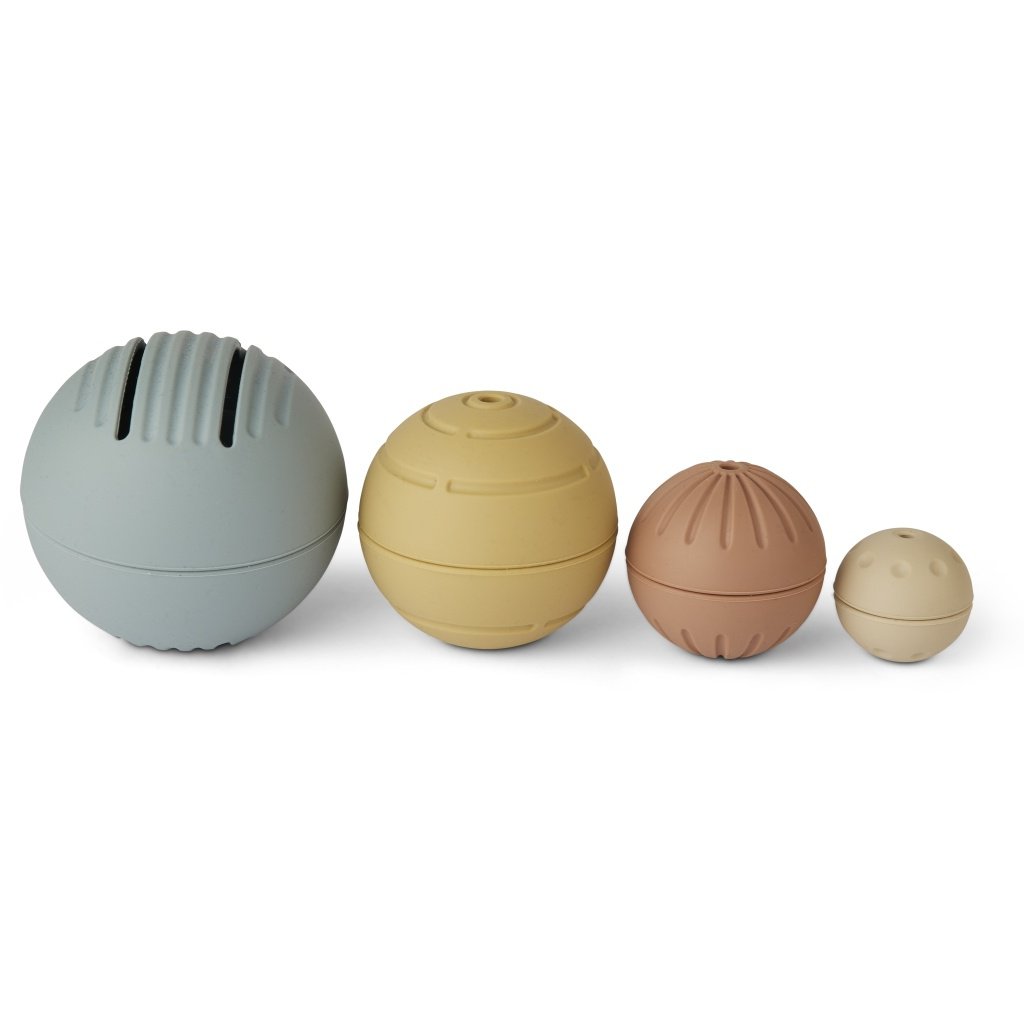 Siliconen ballen set kleurenmix