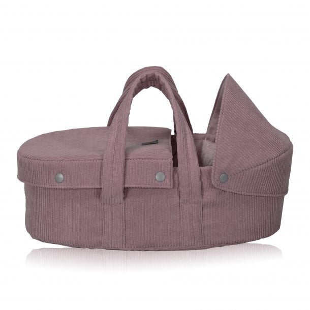 Poppen reiswieg met beddengoed 35cm Lila