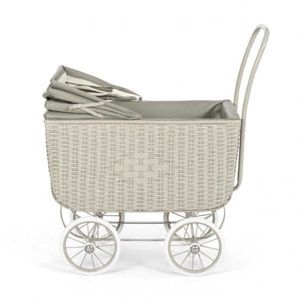Retro poppenwagen Grijs