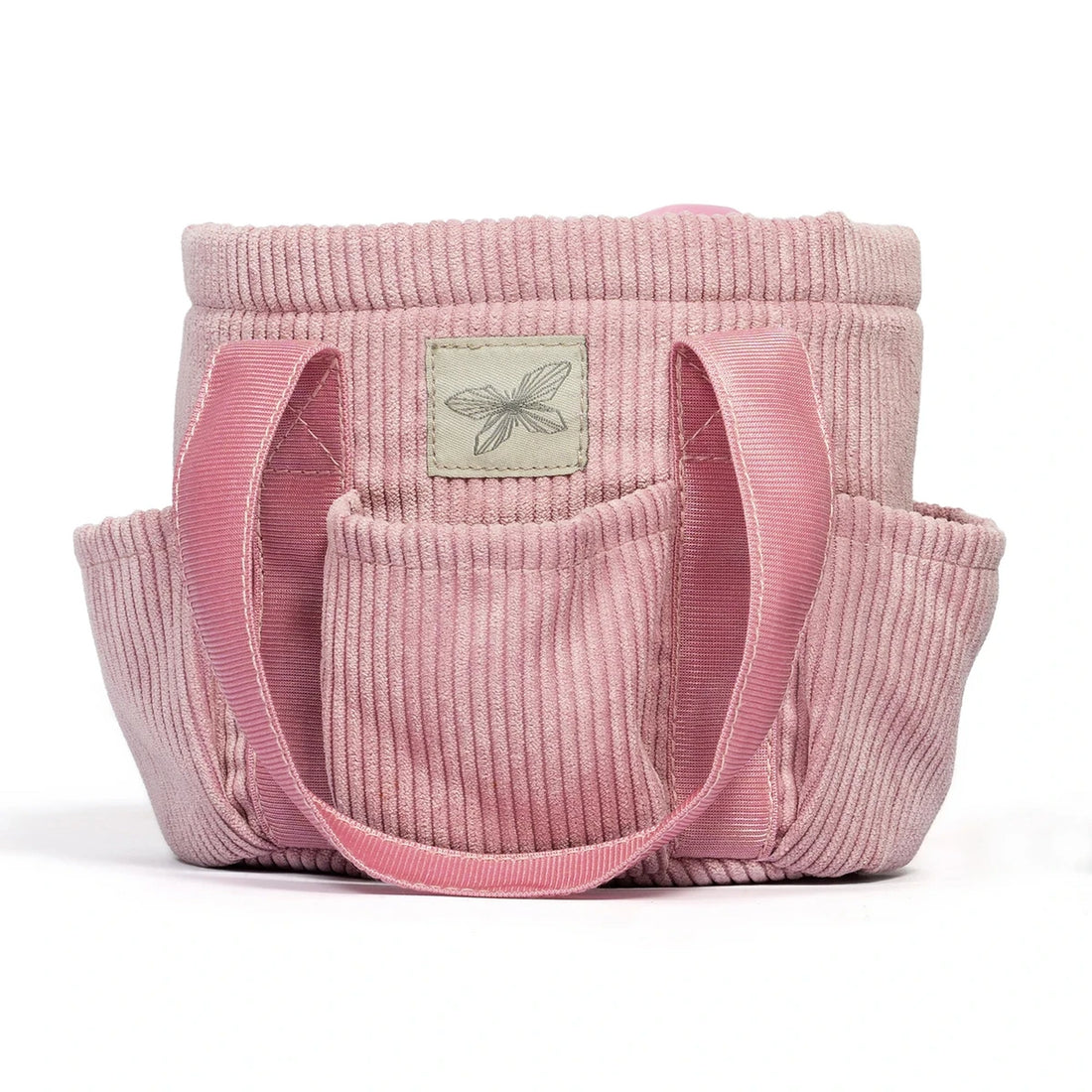 Verzorgingstas corduroy Roze