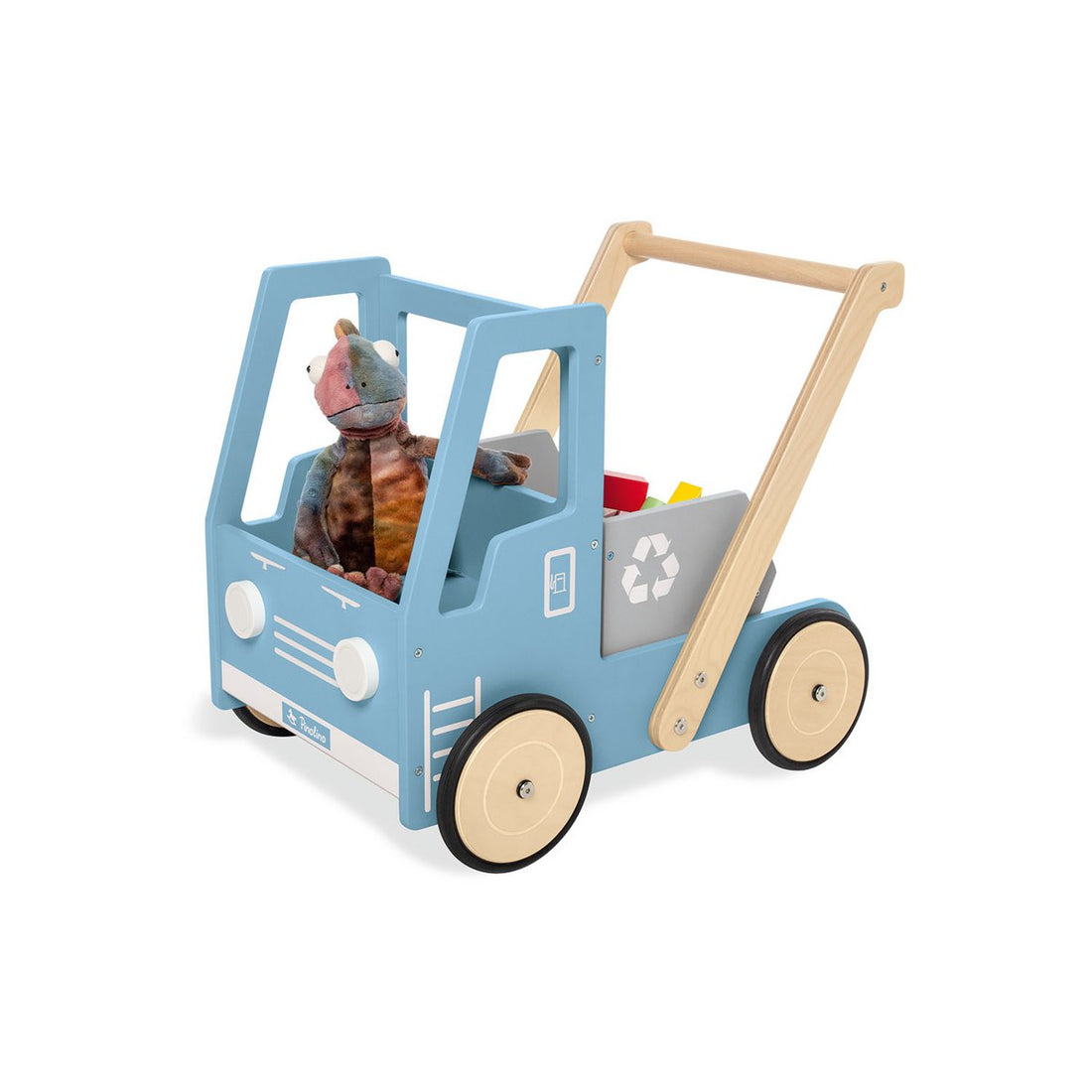 Loopwagen blauw