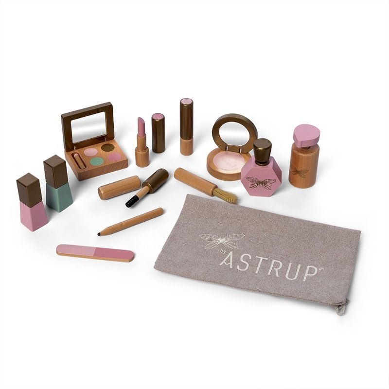 Houten beauty set