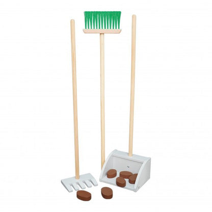 Mestschep set voor stokpaarden