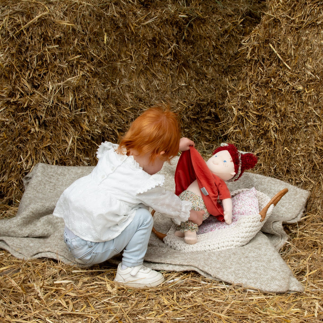 Knuffelpop Zoe 42cm