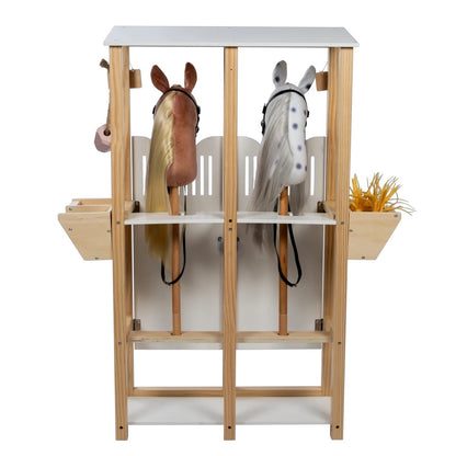Stal voor 2 stokpaarden