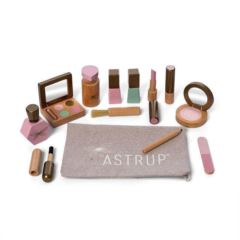 Houten beauty set