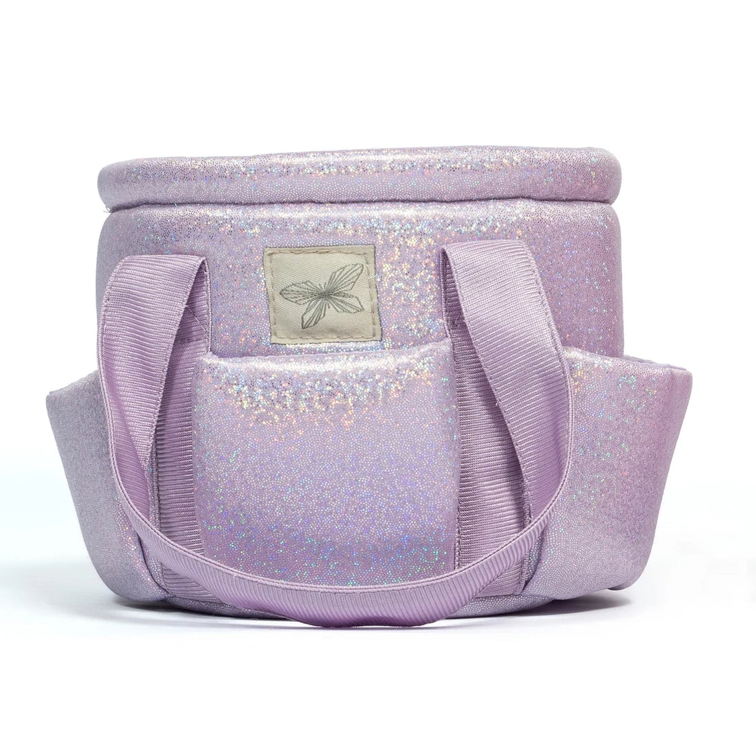 Verzorgingstas glitter Lila
