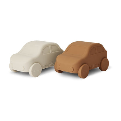 Siliconen speelauto 2 stuks